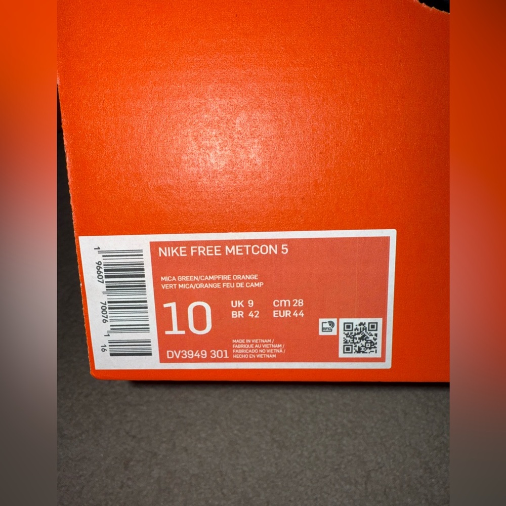 Nike Free Metcon 5 Men’s Size 10 Sneakers - Picture 7 of 7